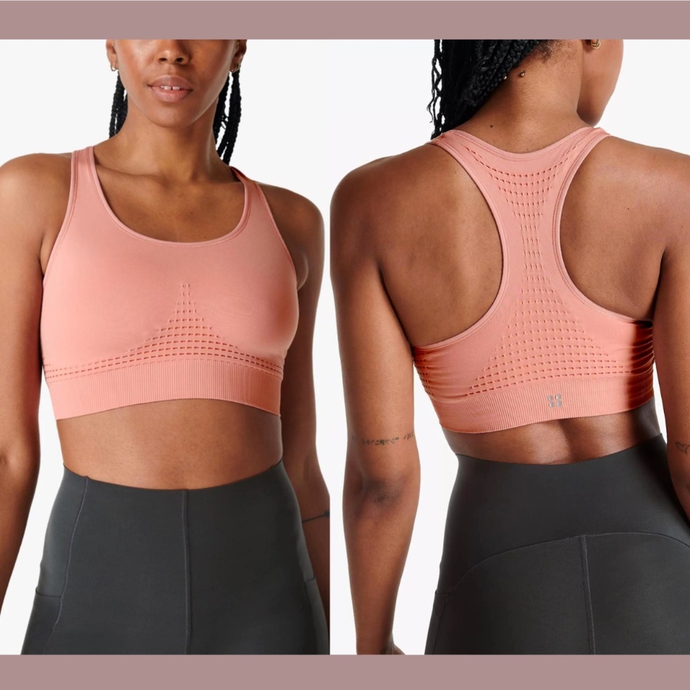 NWT Sweaty‎ Betty [ XS ] Stamina Sports Bra in Bloom Pink